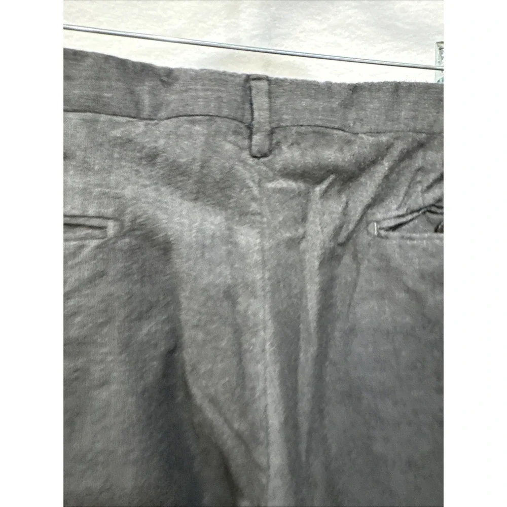 Ermenegildo Zegna 40R Dark Gray 100% Wool‎ 75L102 Pleated Mens Dress Pants